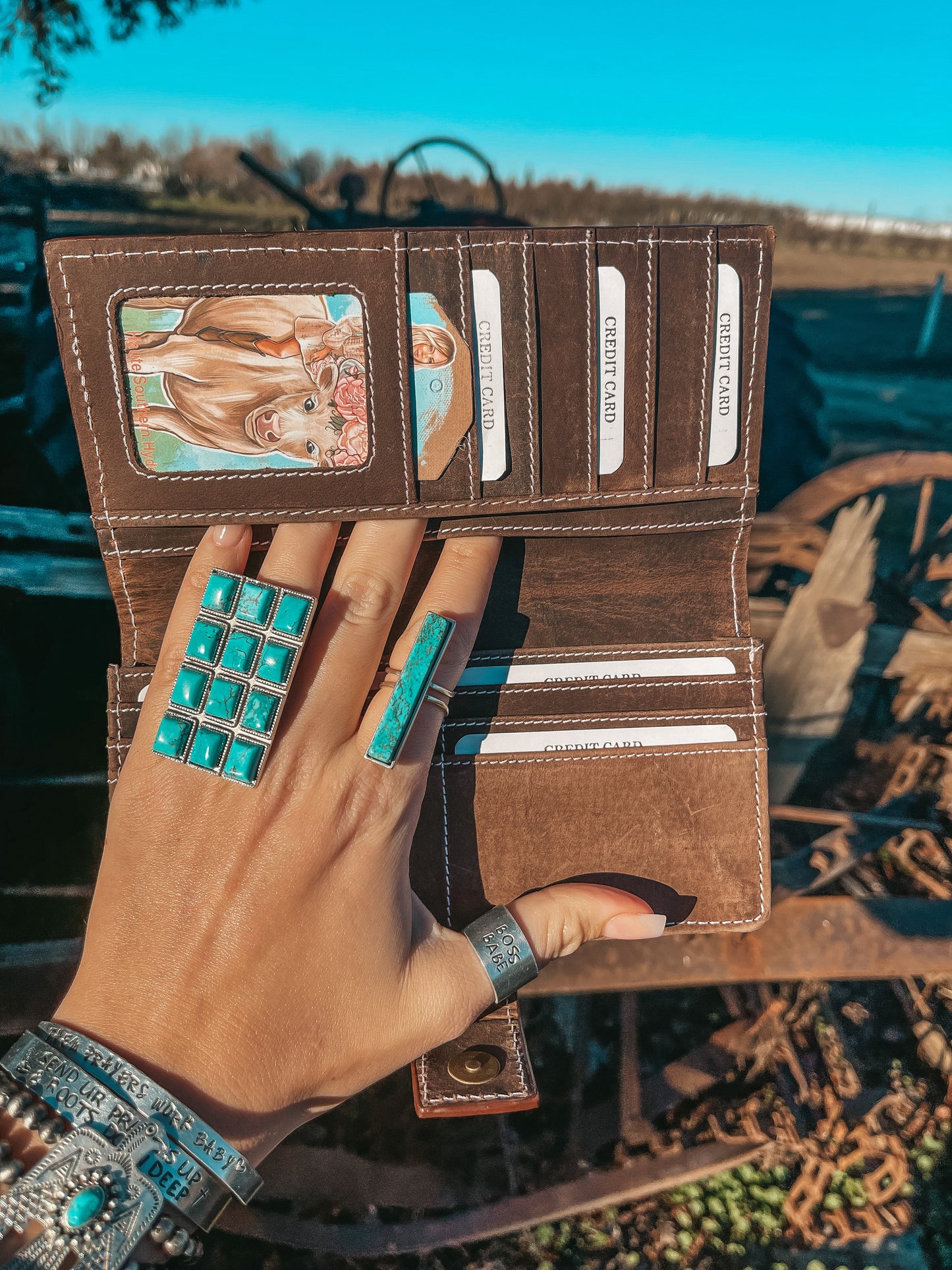 The Rustic Rae Wallet, a Haute Southern Hyde by Beth Marie Exclusive