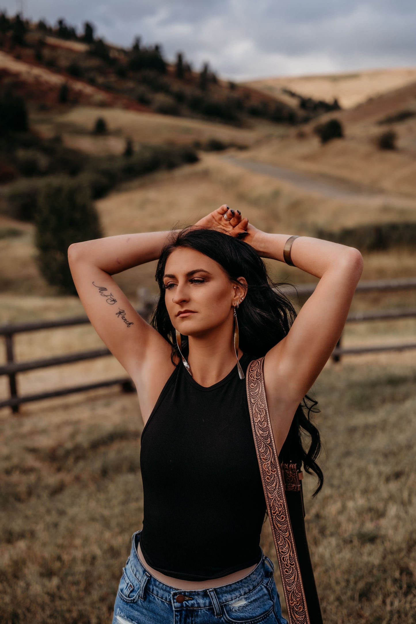 The Lancaster (Gold Foil/ White Cowhide) a Haute Southern By Beth Marie Exclusive