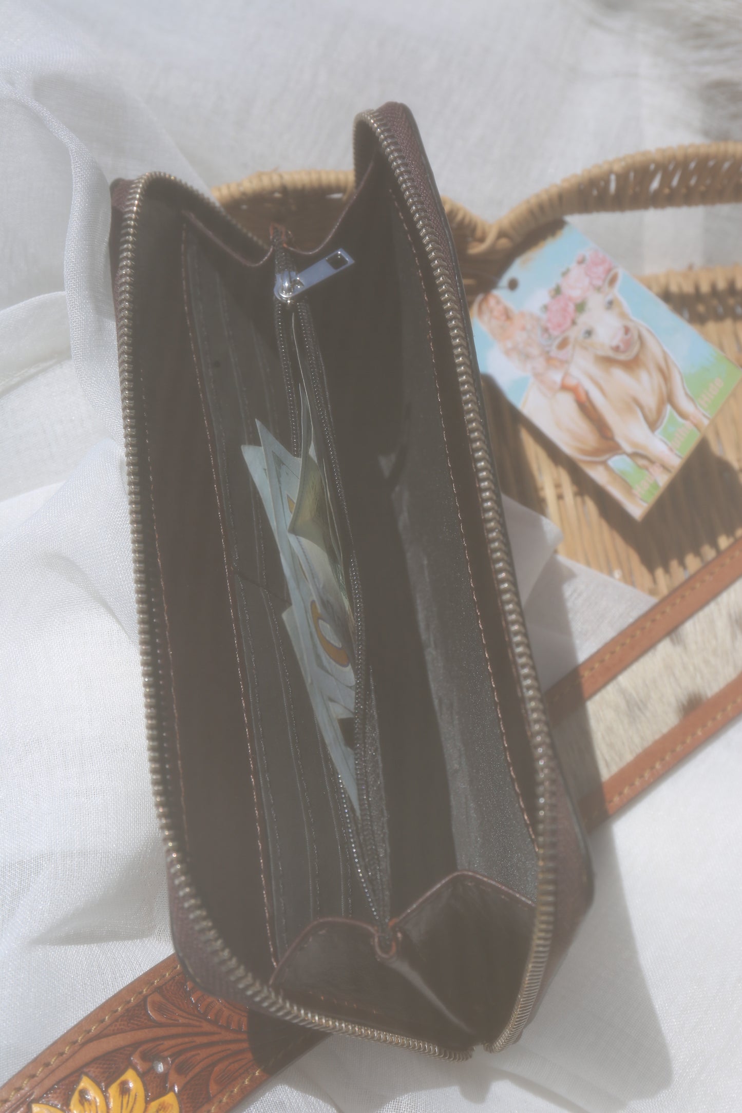 The Story Mae Wallet a Haute Southern Hyde Exclusive Design by Beth Marie