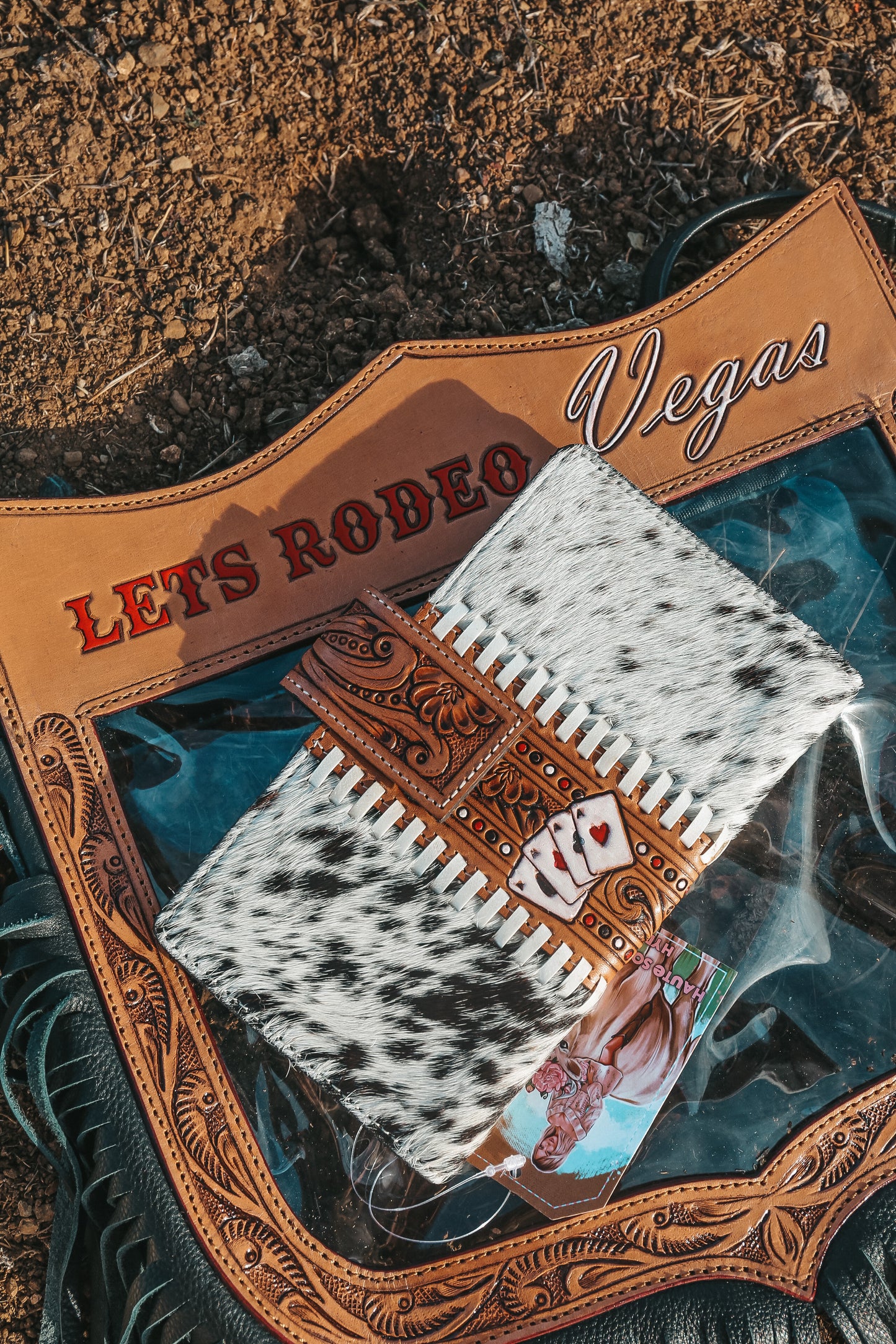 Lets Rodeo Vegas Clear Bag a Haute Southern Hyde by Beth Marie Exclusive