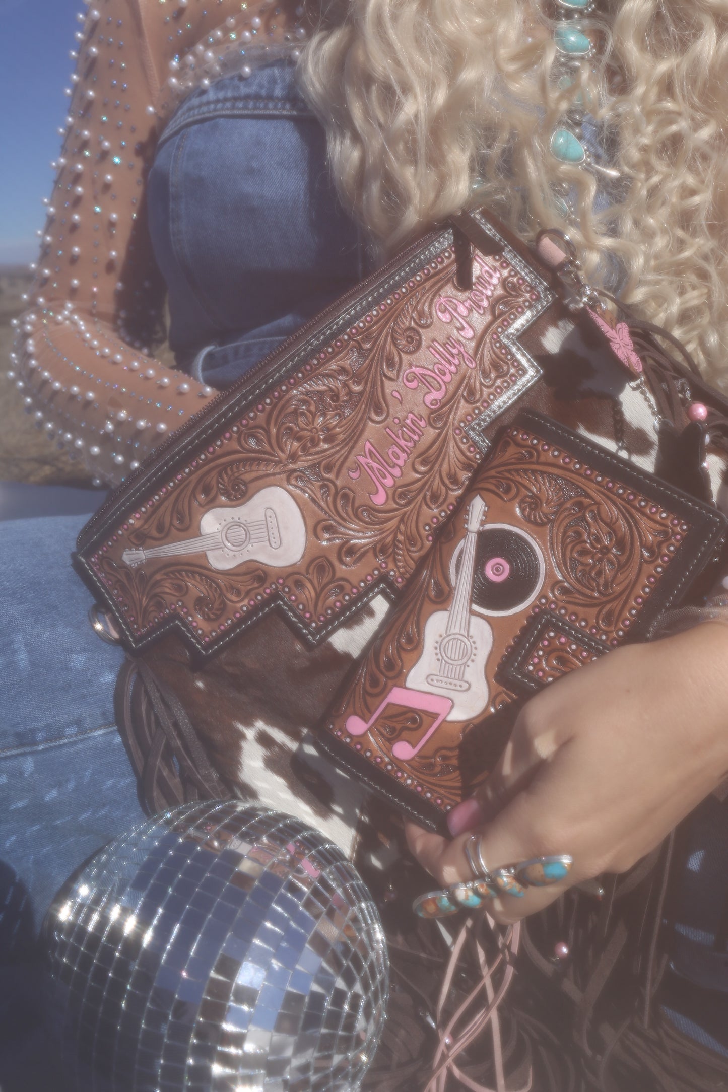 Dolly Taught Me a Haute Southern Hyde by Beth Marie Exclusive Hand Tooled Wallet