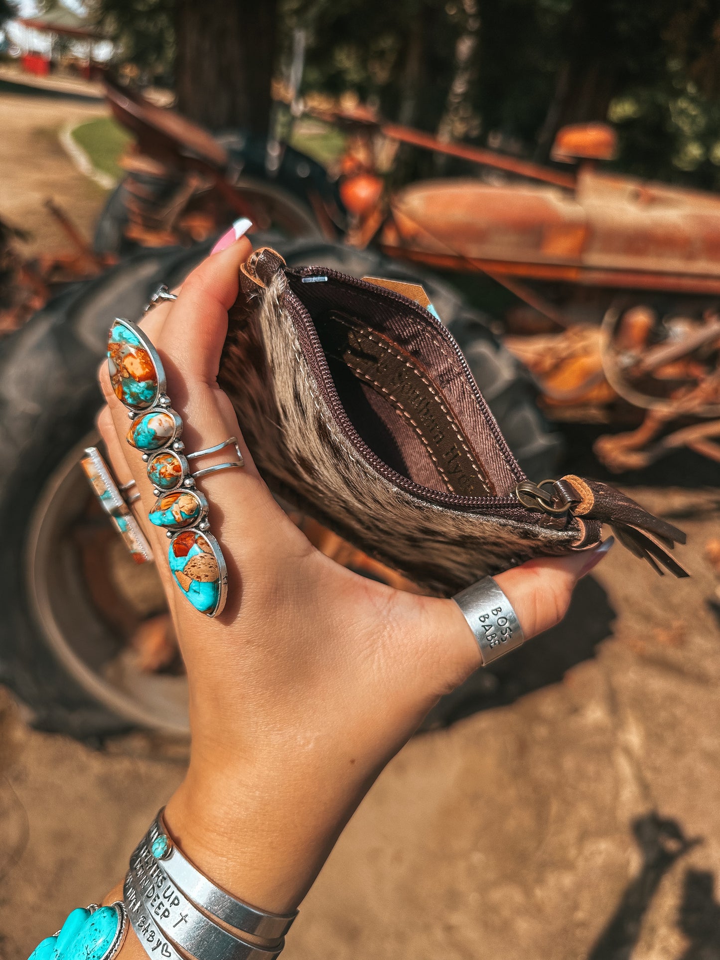 The Ryder Card Holder (Brown  Leather) a Haute Southern Hyde by Beth Marie Exclusive