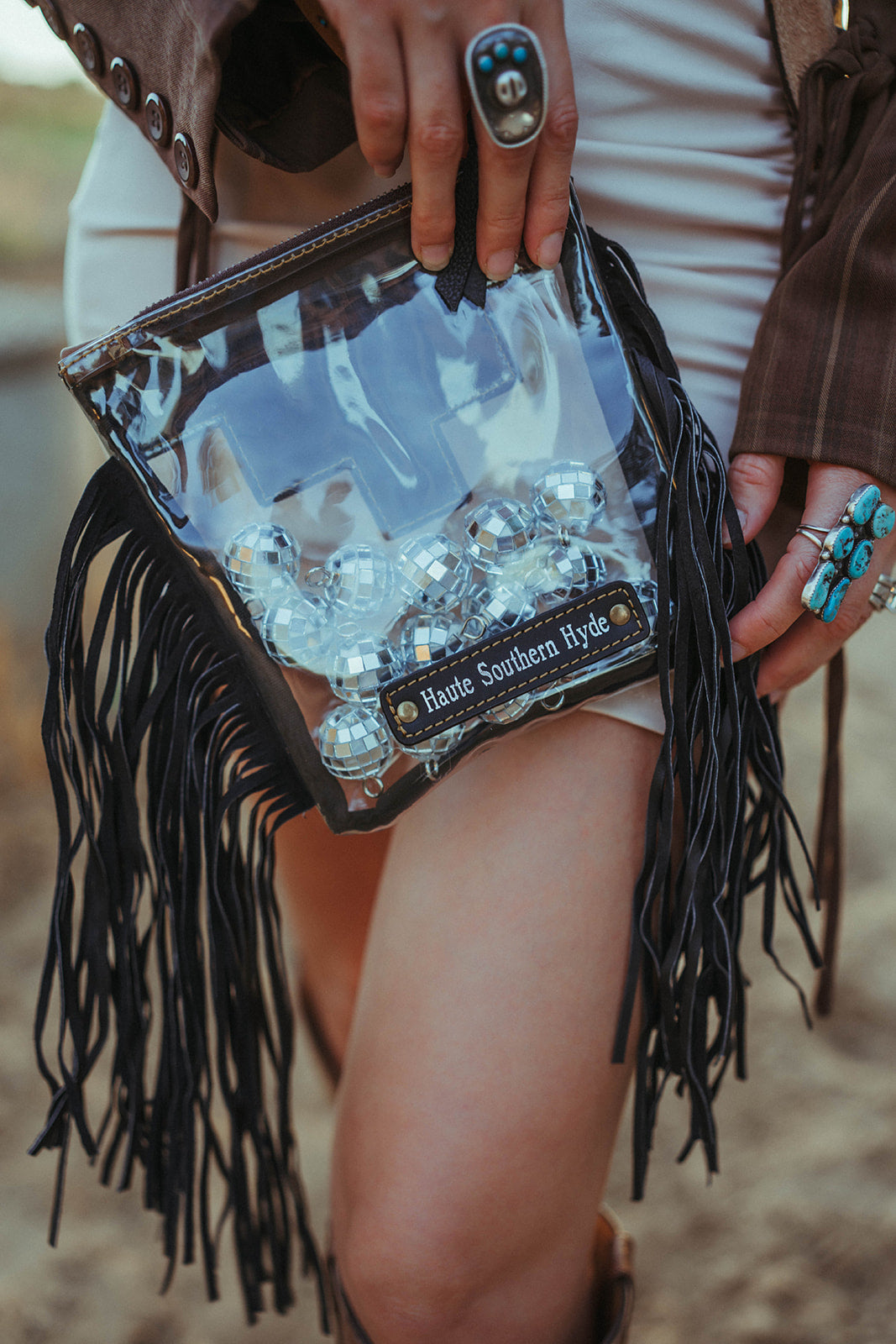 The Dana Clear Bag a Haute Southern Hyde by Beth Marie Exclusive Event Bag