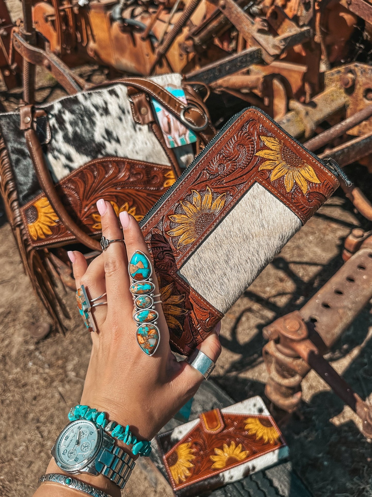 The Avery Cowhide Purse a Haute Southern Hyde by Beth Marie Exclusive