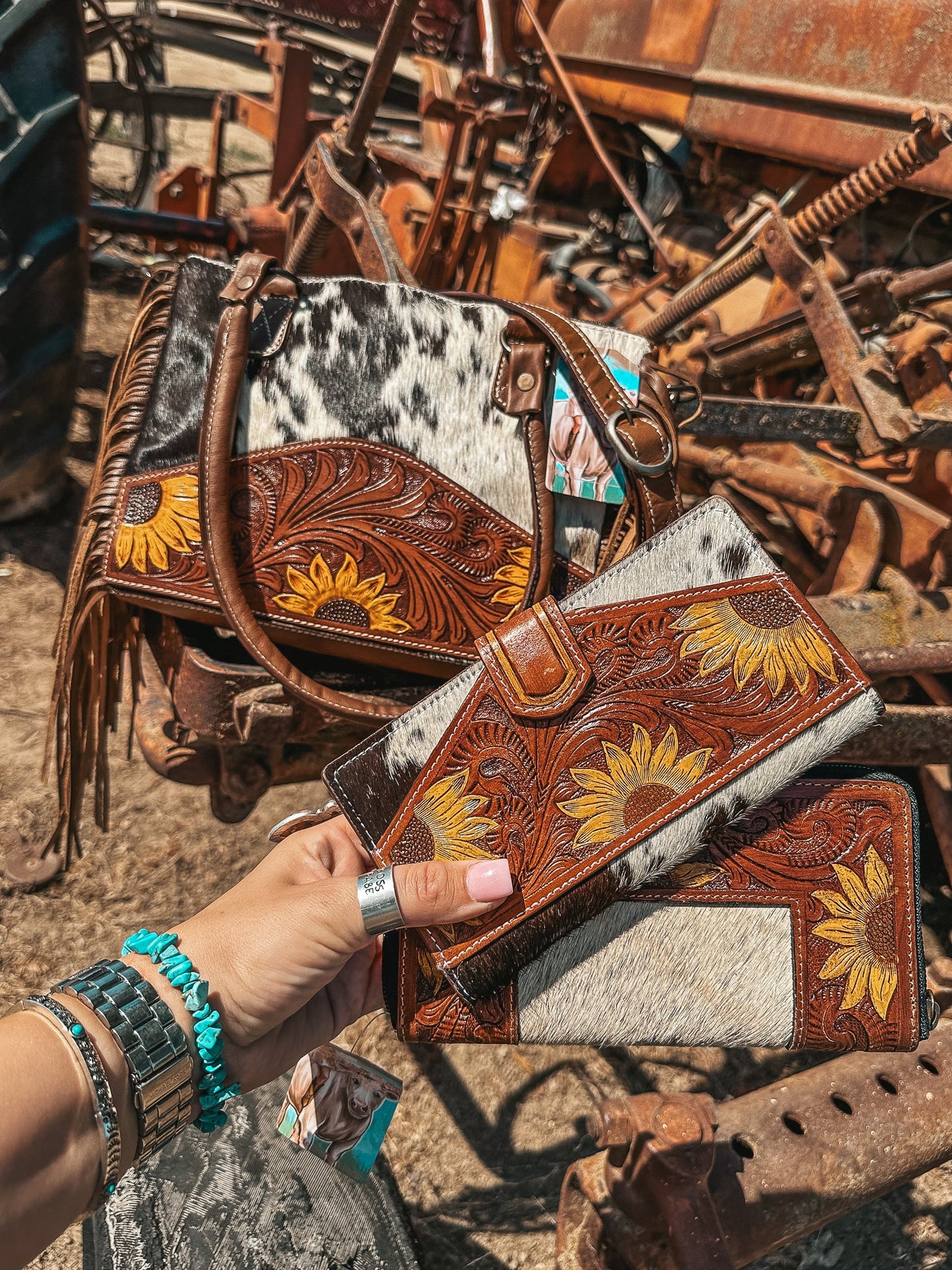 The Avery Cowhide Purse a Haute Southern Hyde by Beth Marie Exclusive