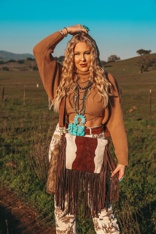 The Original Beth Marie Cowhide Leather Purse